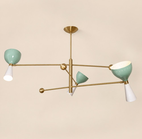 Lustre spoutnik laiton - en,