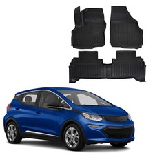 Tapis De Sol En Caoutchouc Pour Chevrolet Bolt Depuis 2016 4-Pcs Scoutt Premium