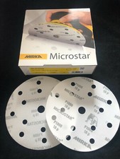 50 X Mirka Disques Abrasifs Microstar Ø 150 MM Poignée Scratch 15-Loch P1000