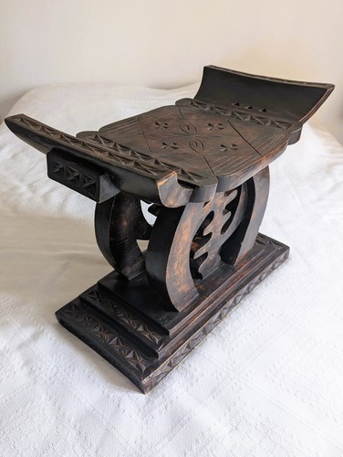 Tabouret trône royal akan - trône,