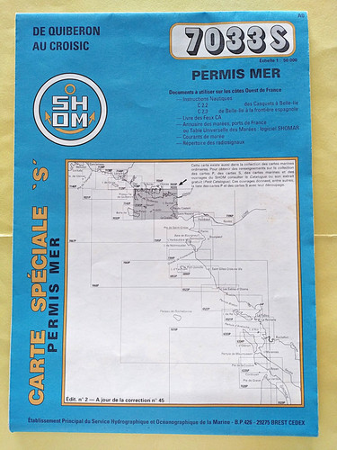 Carte marine spéciale permis - carte,