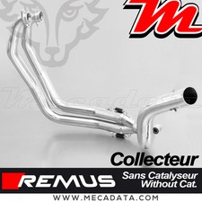 Collecteur d'échappement Remus inox version Race sans Cat BMW F 800 GS 2009