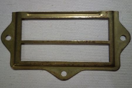 Porte etiquette laitonner - etiquette,