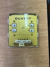 Plaque Vitrine Horaire Magasin