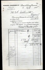 PARIS (X°) PORCELAIN FAIENCE GLASSWARE / ART MENAGER ""Richard CHANDLER"" in 1948