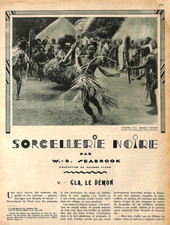 AFRICA / BLACK WITCHCRAFT / ADP BY WILLIAM SEABROOK 1931