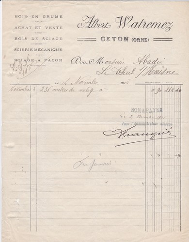 Ceton albert watremez scierie - albert,