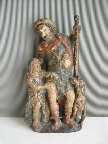 Sculpture bois roch - bois, st-roch