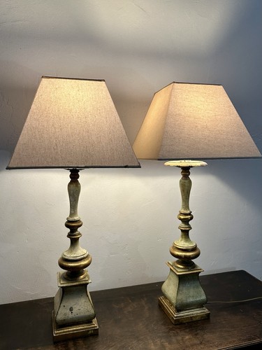 Paire lampes en - de,