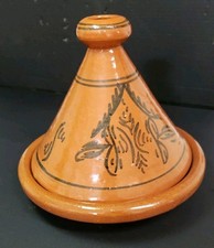 Moroccan Cooking Tagine Pot Tajine Lead Free Terra Cotta glazed Med 8.5"