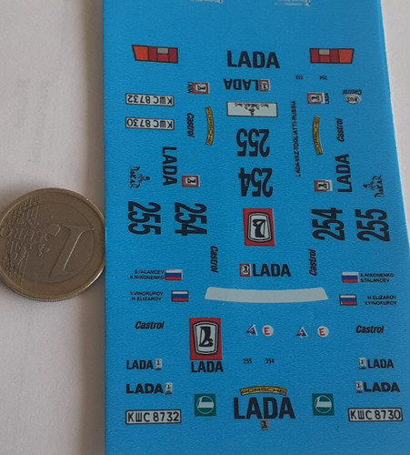 Decals décalcomanie lada - decals,