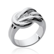 Bague noeud marin femme - argent 925/1000 massif