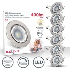 Lot de 6 spots LED à