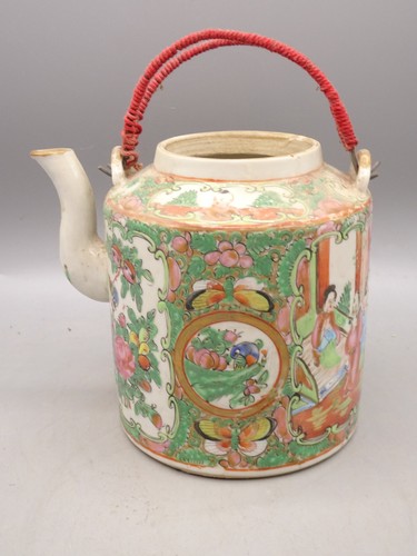Théière ancienne porcelaine - théière,