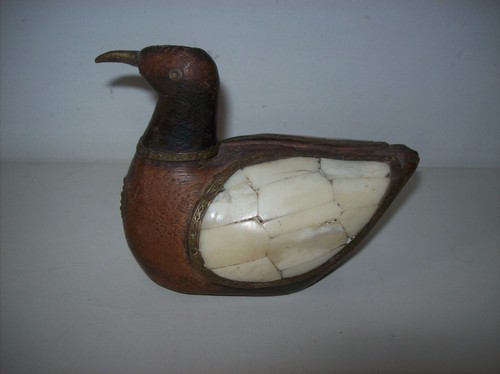 Ancien canard bois - ancien, en