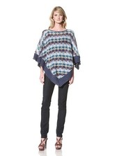 Missoni Crochet Zig Zag Poncho