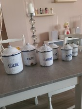 LOT 6 POTS ÉMAILLÉ CUISINE