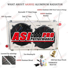 3-Rangées Radiateur Shroud