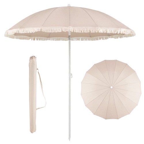 Parasol jardin franges - de,