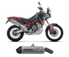 Pot Echappement Silencieux Arrow Indy Race EVO Titanium Aprilia Tuareg 660 2025.