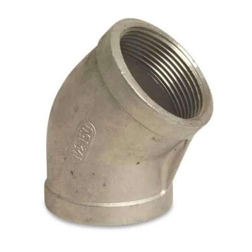 Coude inox fileté 2 - 45°,