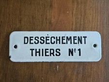Plaque Émaillée Fosse 1