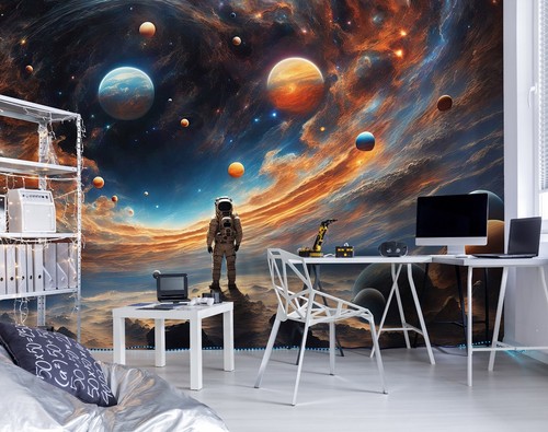 Papier peint astronaute 10x7 - astronaute,