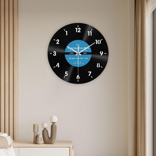 Horloge murale envers 12 - murale, l'envers