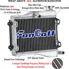 2 Rangées Aluminium Radiateur Pour YAMAHA RD250 LC RD350 LC 4L0 4L1 NEW