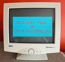 Vintage AOC Spectrum 7Vlr CRT