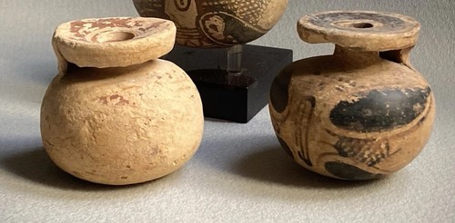 Aryballe terre cuite - 2x,