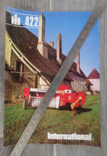 prospectus dèpliant Mc Cormick International IH presse ramasseuse 422
