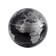 Globe Terrestre Noir Rotatif