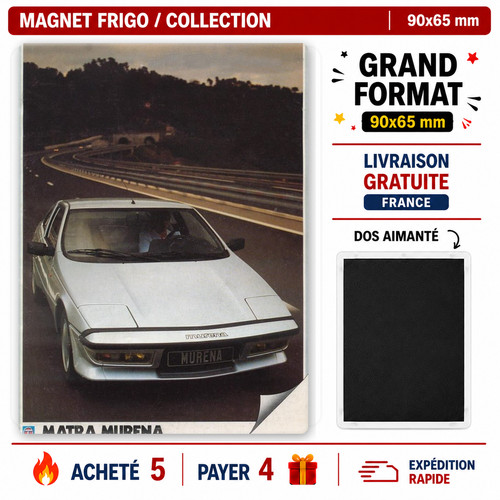 Magnet frigo matra murena - frigo,