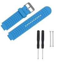 Pour Garmin Forerunner 620 bracelet de rechange couleur unie (bleu sc
