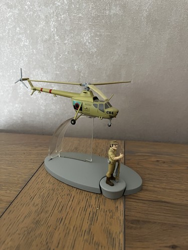 Figurine hélicoptère tintin - figurine,