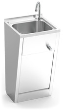Lave mains inox sur pied