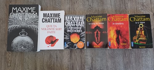 Maxime chattam lot 6 - 6, livres