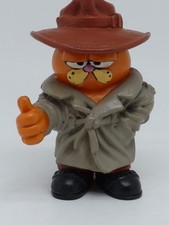 Figurine PVC plastique GARFIELD LE CHAT DETECTIVE PRIVE