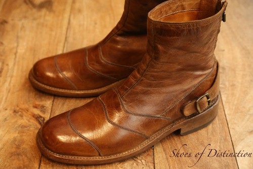 Chaussures bottes zippées - , en