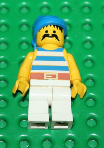 Lego minifig pirate - minifig, blue
