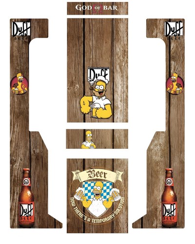 Stickers dartcab homer beer - dartcab,