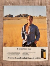 Perfume Paper Advertising. 1985 Roger & Gallet l'homme - Perfume Ad