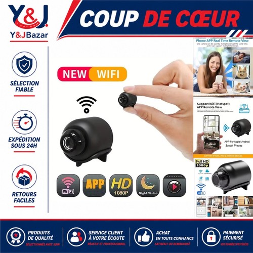 Mini caméra 1080p wifi - mini,