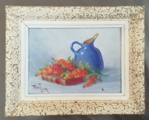 Tableau nature morte bouquet - morte,