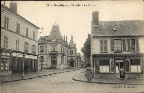 Postcard neuilly thelle - postcard,