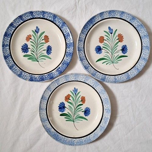 Assiette faïence fine - x3,