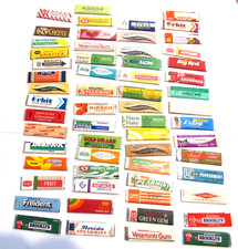 60 Sticks of Vintage Chewing Gum from around the World Display Only