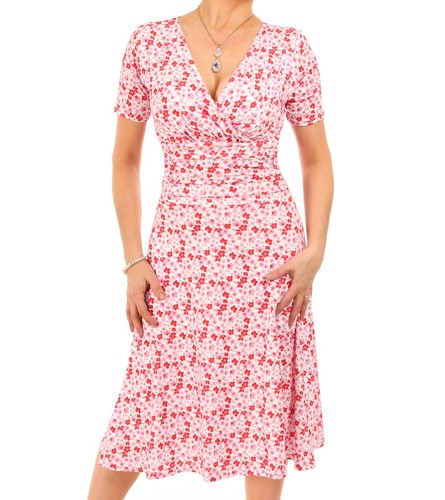Nouvelle robe évasée fleurie - nouvelle,