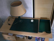 LE TANNER LEATHER DESK SET / SEE DETAIL